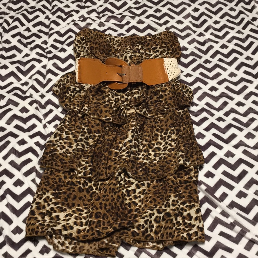 Women’s leopard print dress